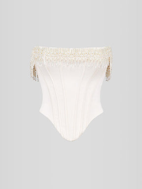 Beaded Embroidered Shaping Corset