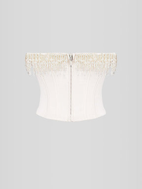Beaded Embroidered Shaping Corset