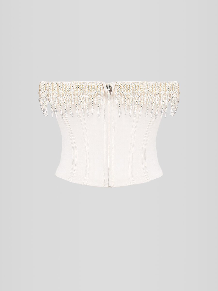 Beaded Embroidered Shaping Corset