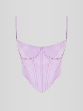 Purple Shapewear Corset Model Jasmyne
