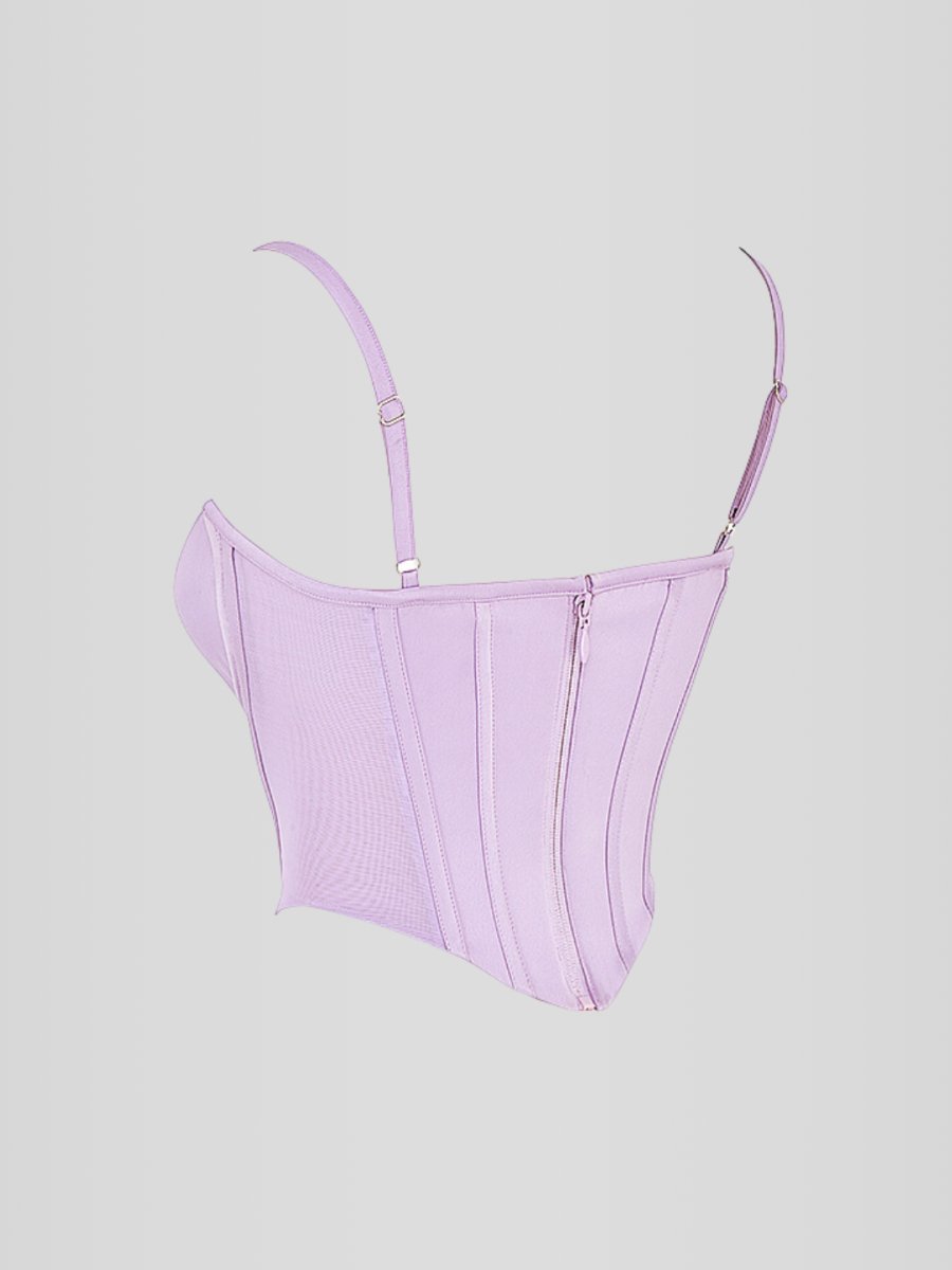 Purple Shapewear Corset Model Jasmyne