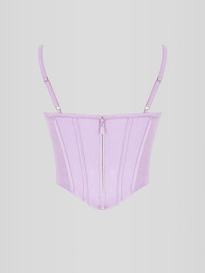 Purple Shapewear Corset Model Jasmyne
