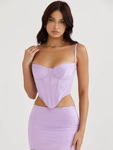 Purple Shapewear Corset Model Jasmyne