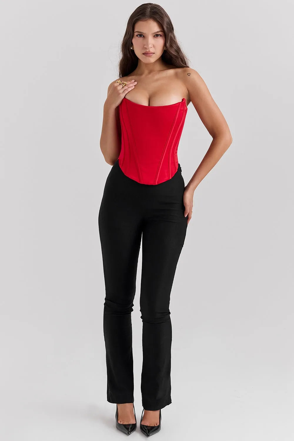Duquesa Satin Corset - Ellay Model