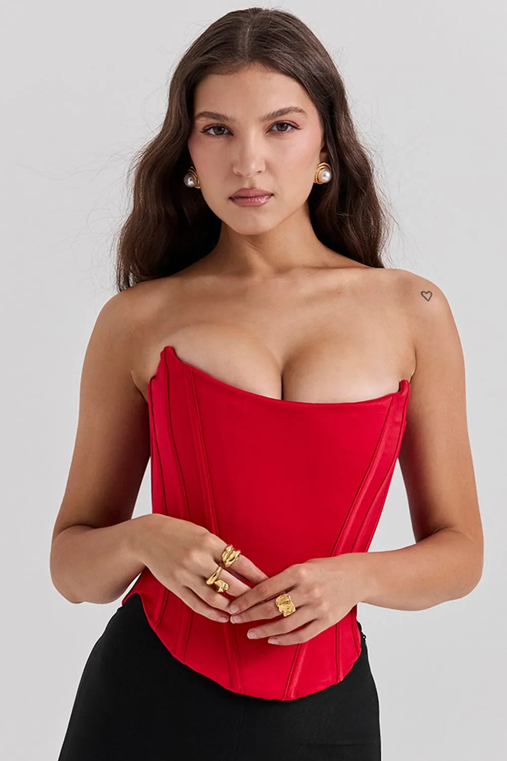 Duquesa Satin Corset - Ellay Model