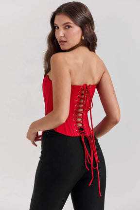 Duquesa Satin Corset - Ellay Model