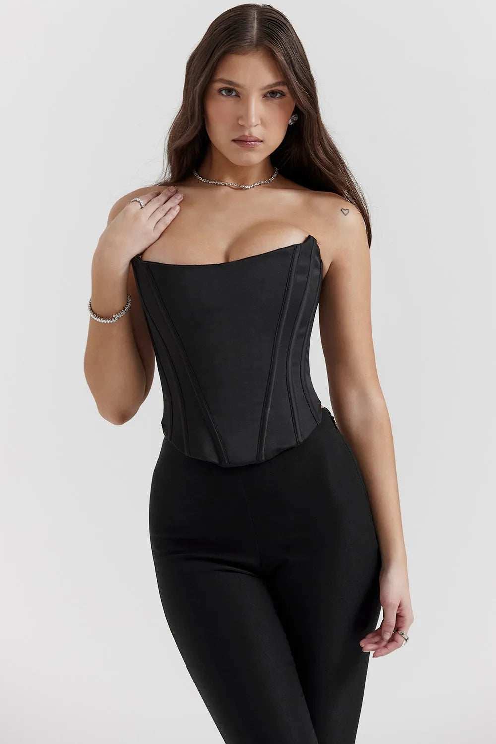 Duquesa Satin Corset - Ellay Model