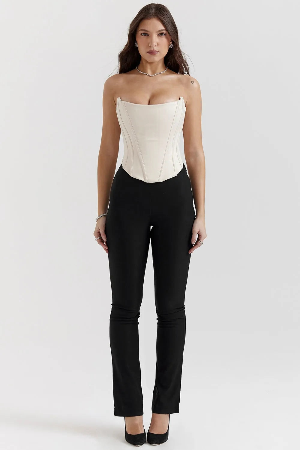 Duquesa Satin Corset - Ellay Model