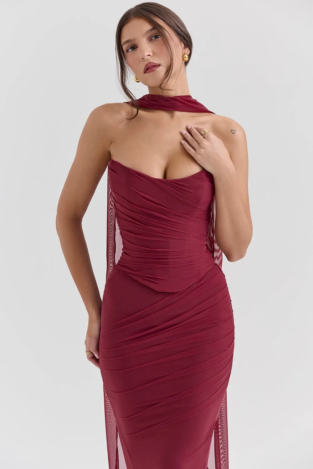 Long Corset Dress - Betty Model