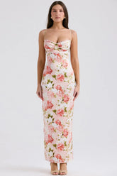 Maxi Floral Dress - Dhiana Model