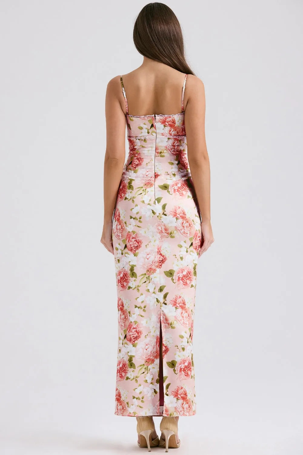 Maxi Floral Dress - Dhiana Model