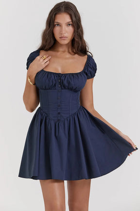 Simple Short Dress for Civil Wedding – Gabriela Model