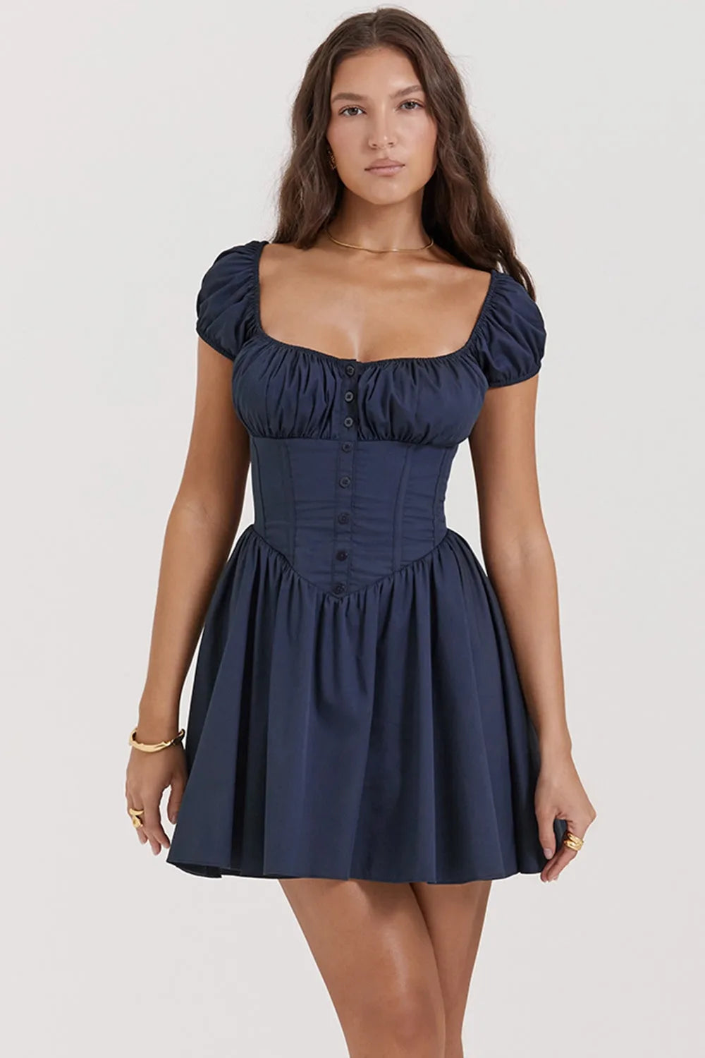 Simple Short Dress for Civil Wedding – Gabriela Model