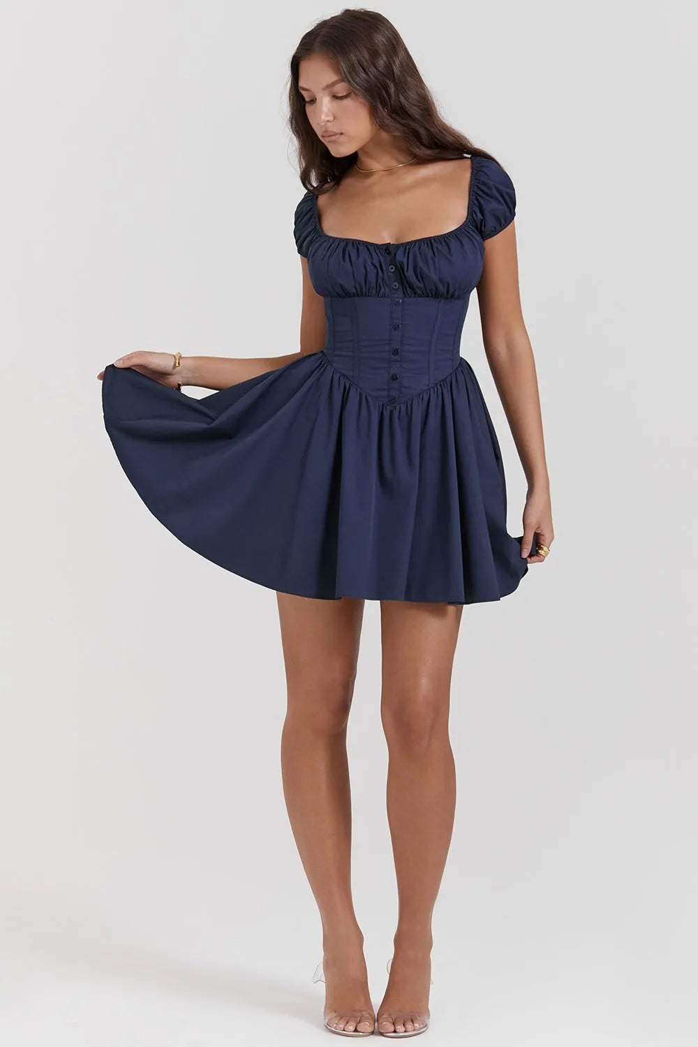 Simple Short Dress for Civil Wedding – Gabriela Model