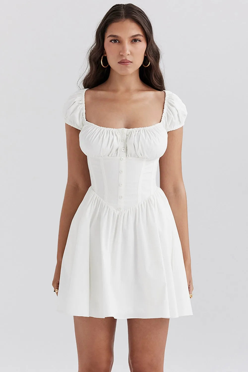 Simple Short Dress for Civil Wedding – Gabriela Model