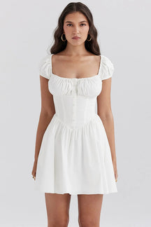 Simple Short Dress for Civil Wedding – Gabriela Model