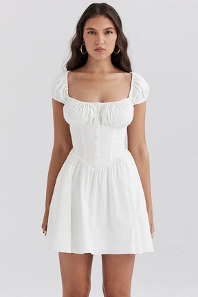 Simple Short Dress for Civil Wedding – Gabriela Model