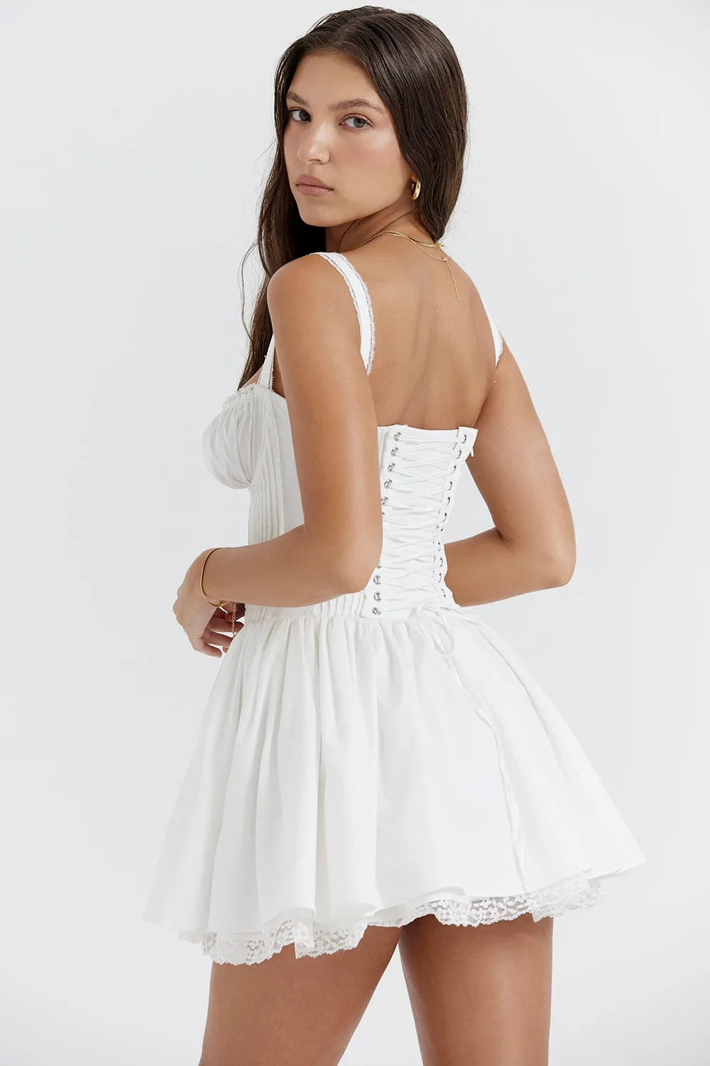Short Cotton Dress - Sarah Model