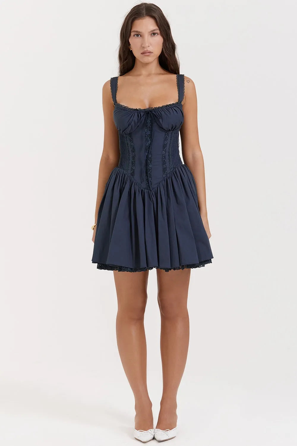 Short Cotton Dress - Sarah Model