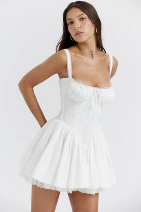 Short Cotton Dress - Sarah Model