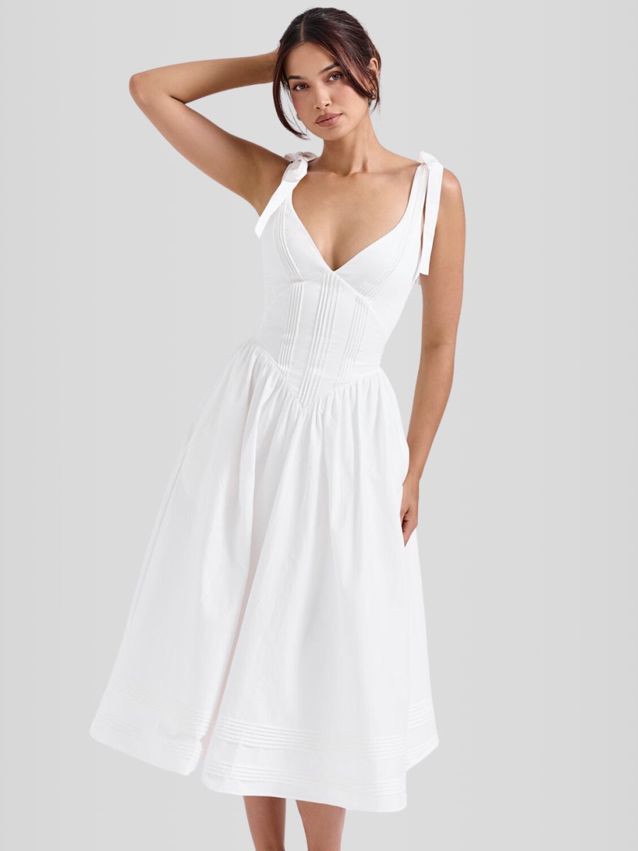 Becker Model Corset Midi Dress