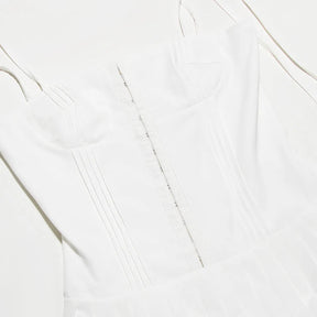 Simple White Short Dress for Civil Wedding – Amélie Fleur