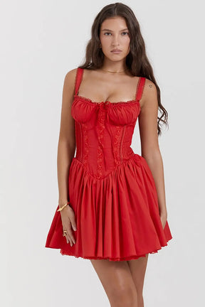 Short Cotton Dress - Sarah Model