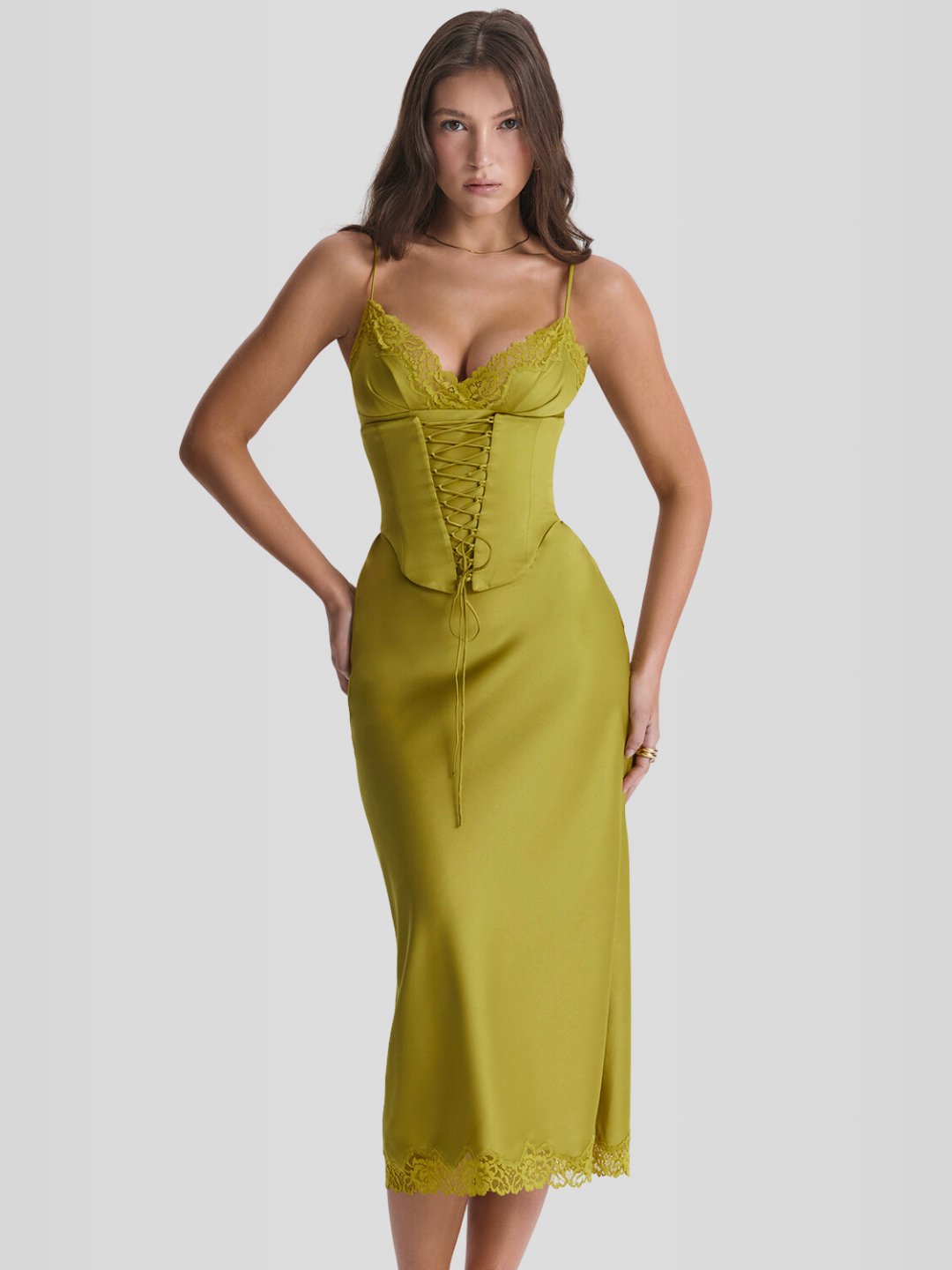 Long Corset Dress - Aurora Model