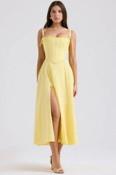 Midi Dress with Corset - Lily Model
