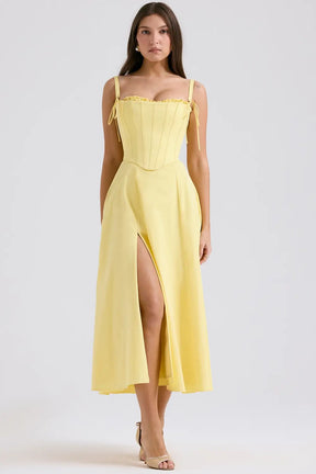 Midi Dress with Corset - Lily Model