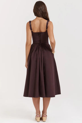 Midi Dress with Corset – Chérie Model