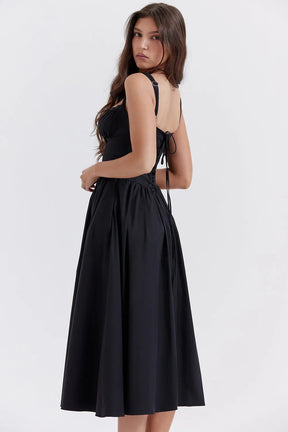 Midi Dress with Corset – Chérie Model