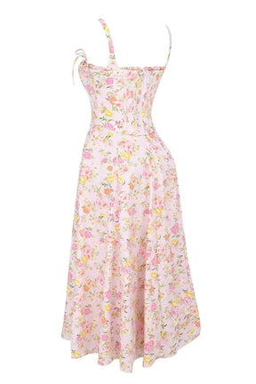 Midi Dress with Corset - Lily Model