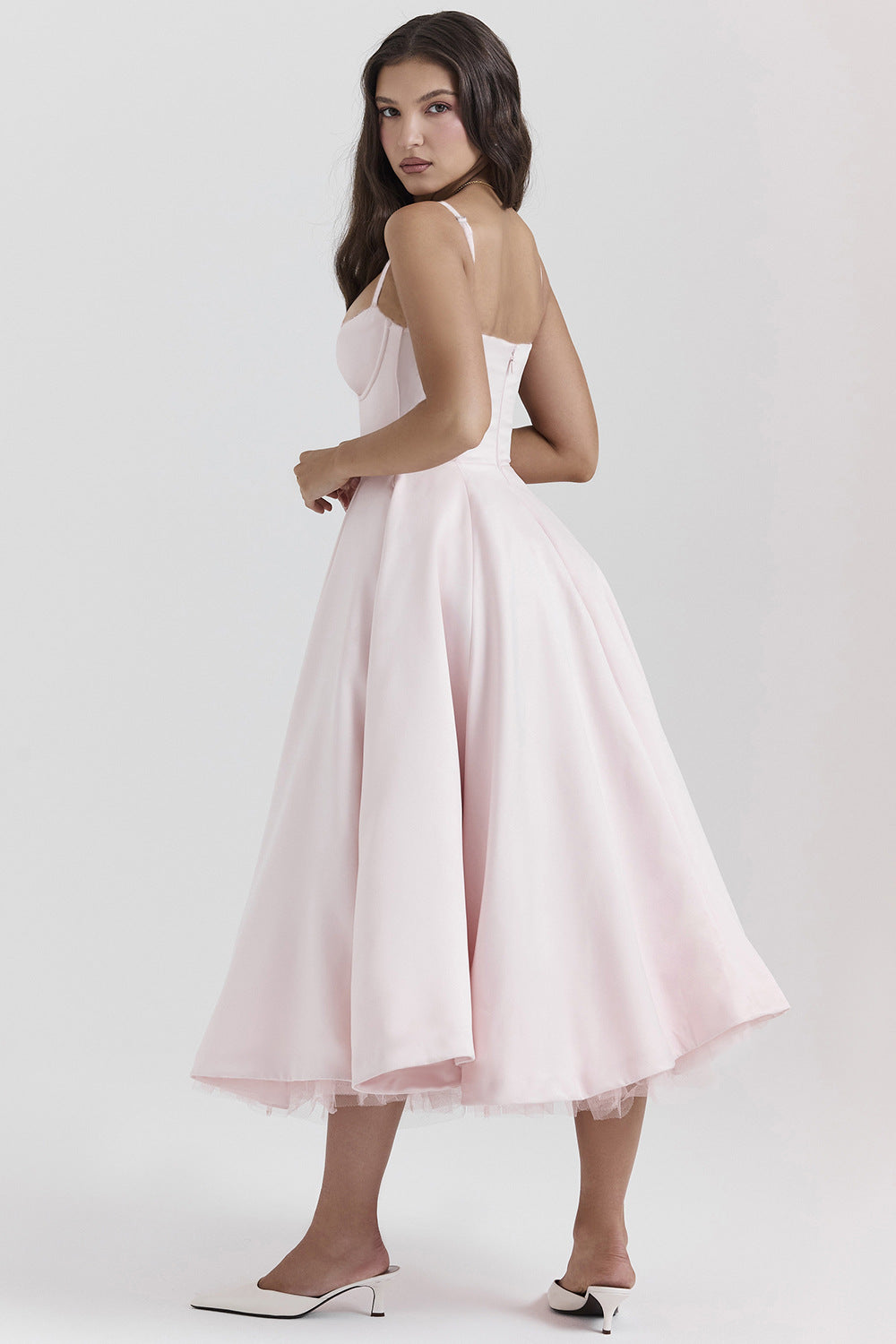 Passion Midi Dress - Shapes the Waist | Double Layer