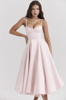 Passion Midi Dress - Shapes the Waist | Double Layer