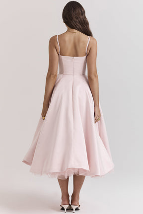 Passion Midi Dress - Shapes the Waist | Double Layer