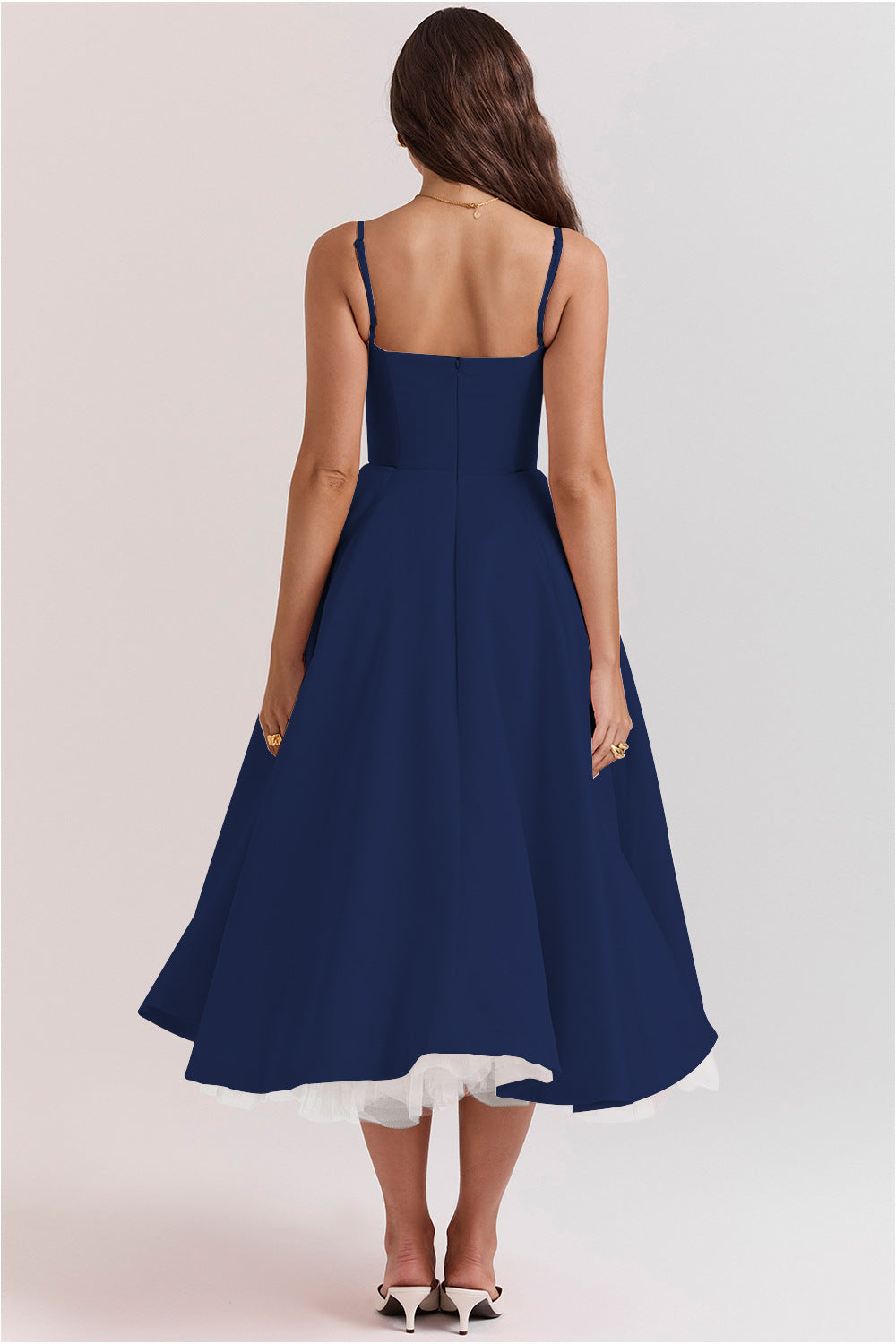Passion Midi Dress - Shapes the Waist | Double Layer