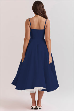 Passion Midi Dress - Shapes the Waist | Double Layer