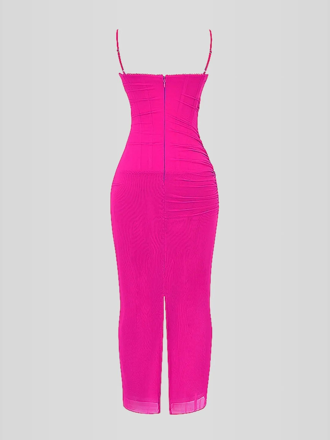 Nhayra Slim Fit Long Dress