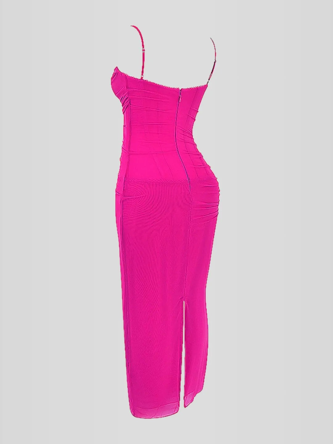 Nhayra Slim Fit Long Dress