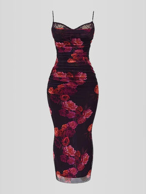 Nhayra Slim Fit Long Dress
