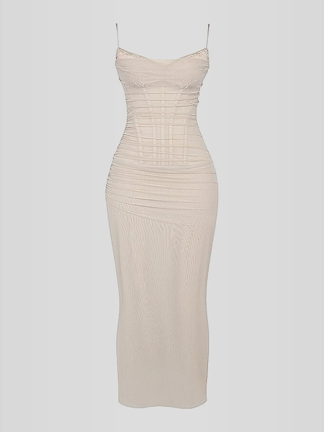 Nhayra Slim Fit Long Dress
