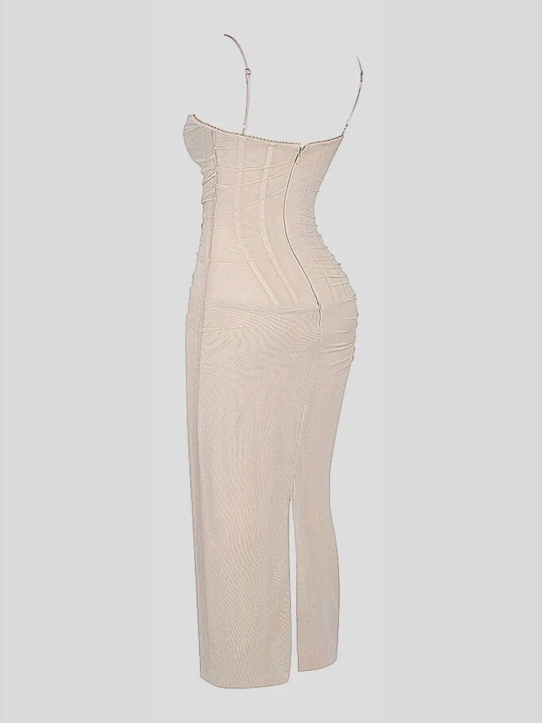 Nhayra Slim Fit Long Dress
