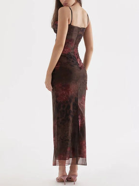 Nhayra Slim Fit Long Dress