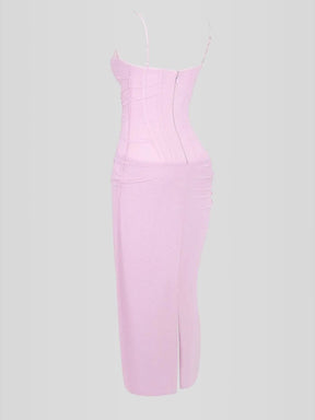Nhayra Slim Fit Long Dress