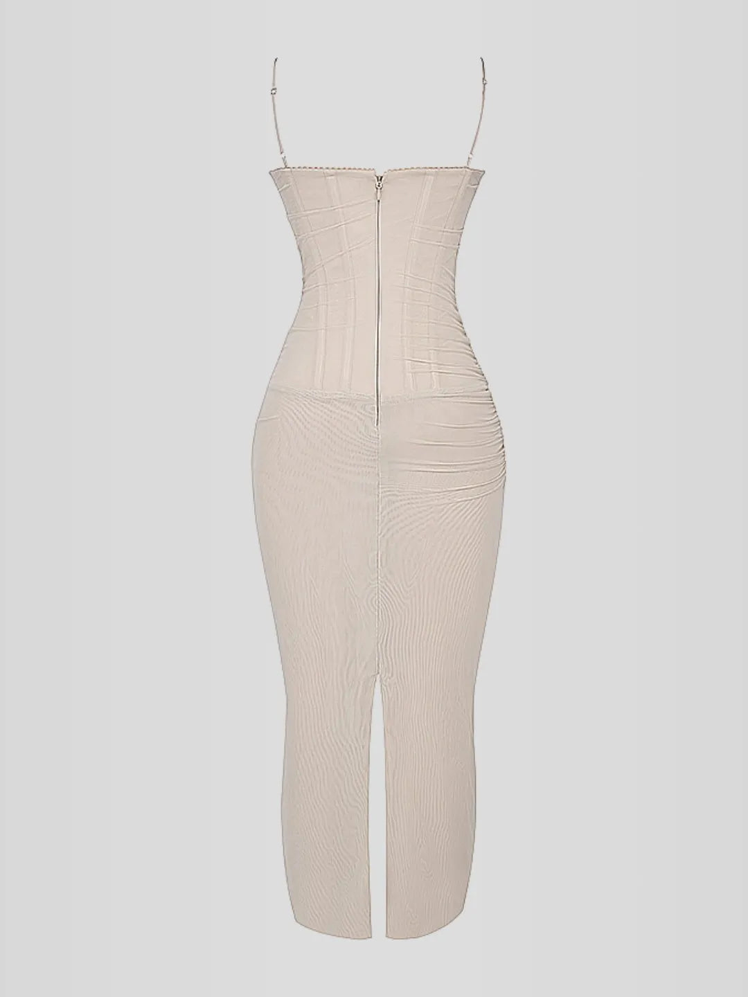 Nhayra Slim Fit Long Dress