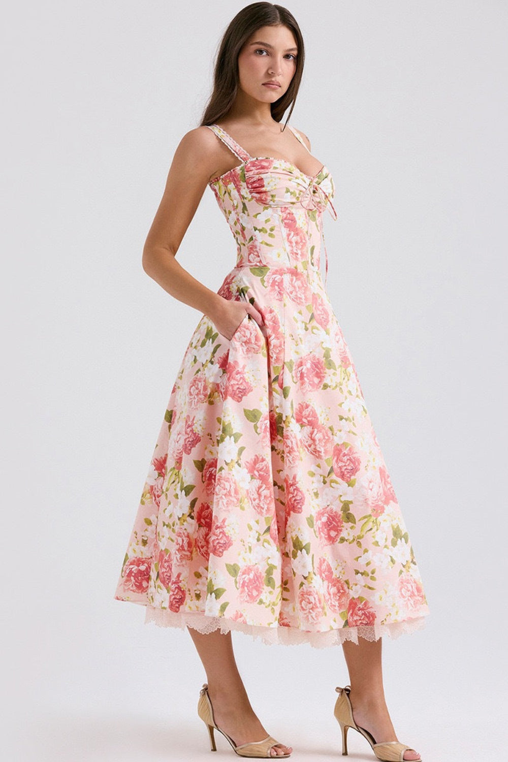 Enchant Floral Midi Dress