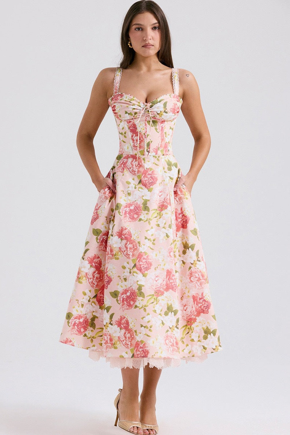 Enchant Floral Midi Dress