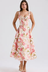 Enchant Floral Midi Dress