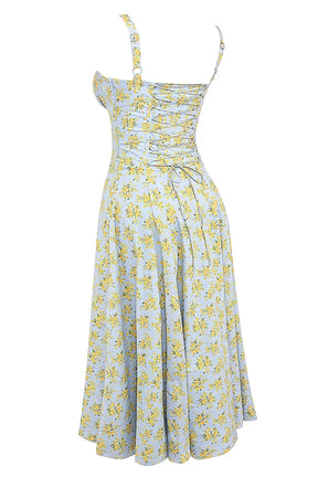 Attracione Floral Midi Dress - Shapes the Waist